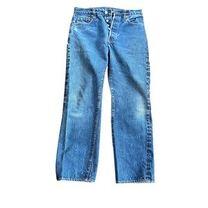 Vintage 1980 Levi’s 501 Red Line Selvage button fly jeans